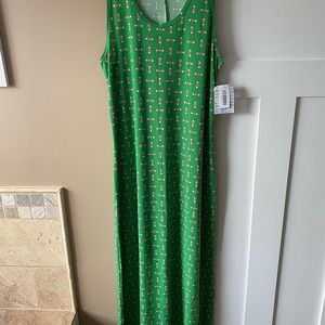 LuLaRoe XL Full Length Dani Tank Dress